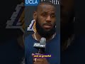 LeBron speaks on Victor Wembanyama ? #shorts