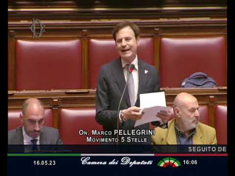 Marco Pellegrini -  M5S Camera  - Intervento in Aula  - 16/05/23