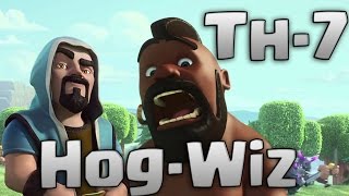 preview picture of video 'Clash of Clans | Never Miss A Loot! | Th 7 new Hog-Wiz strategy'