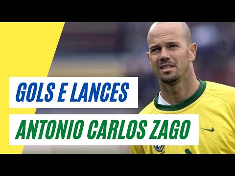 Os MELHORES GOLS e LANCES da carreira de ANTÔNIO CARLOS ZAGO (Goals & skills ANTÔNIO CARLOS ZAGO)