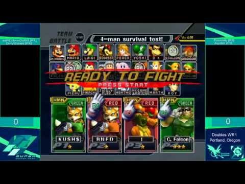 adPEXtwinDoNG & DirtyWizard (Green) vs. Proximity & Ayyden (Red) | SSBM-D WR1 | SSN9