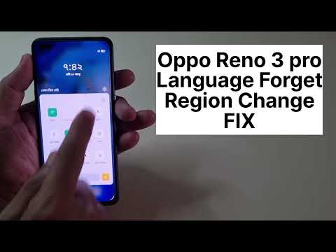 Oppo Reno 3 Pro Language Region Change Forget Settings