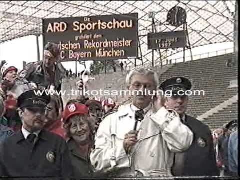 1987 Meisterfeier FC Bayern München und Ehrung durch den DFB