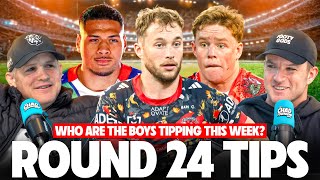 Who Are The Boys Tipping This Week? | Round 24 NRL Tips With Josh Morr