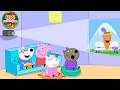 Peppa Pig S BIG Movie Night Adventure Cinema Sleepover Full Episodes Cartoon For Kids 49 Mins
