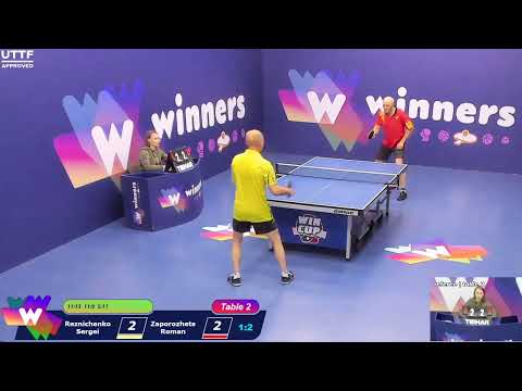 WINners CUP table 2  07.10  Reznichenko Sergei - Zaporozhets Roman 18:00