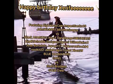 Celebrating Xerife45 birthday with our first Crew Battle SteELBrothers vs BLUE HAZMATERS Heist