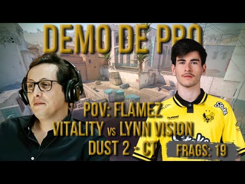 [PT] CS 2 -  zorlaK Analisa: PoV FLAMEZ VITALITY vs LYNN VISION - DUST 2 (CT-SIDE) [Demo de Pro]
