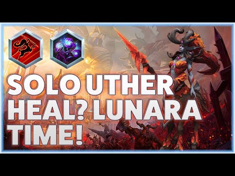 Lunara Leaping Strike - SOLO UTHER HEAL? LUNARA TIME! - Grandmaster Storm League