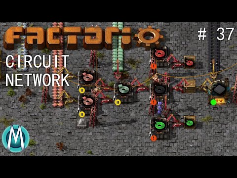 [Factorio 1.1 4K] Angel/Bobs Ep 37: Circuit Network (Tutorial/Walkthrough)