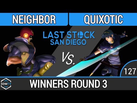 LSSD 127 - Neighbor (Falcon) vs. Quixotic (Marth) - SSBM WR3 - Smash Melee