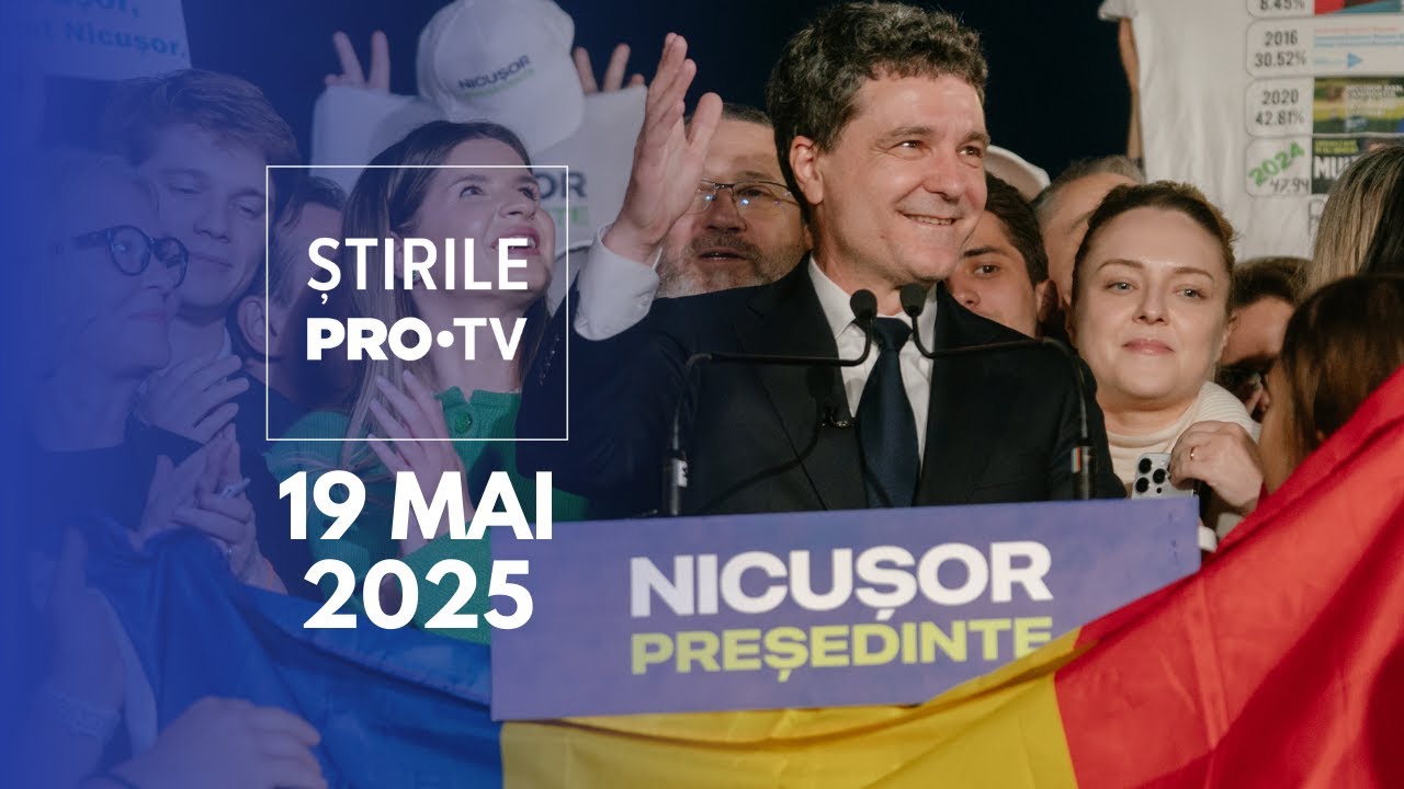 Știrile PRO TV - 19 Mai 2025 | Nicușor Dan, noul președinte al României