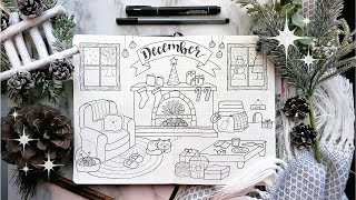 Bullet Journal *December 2018 Christmas theme*