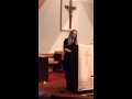 Natalya aka Tink singing Once in Royal David's City