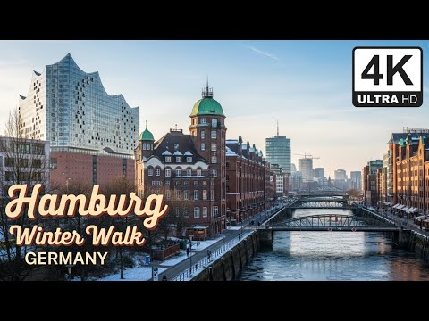 Hamburg Germany 4K UHD Walk: From Modern HafenCity to Gritty St. Pauli & Reeperbahn