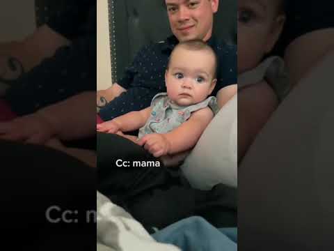 The baby says Dada instead of Mama
