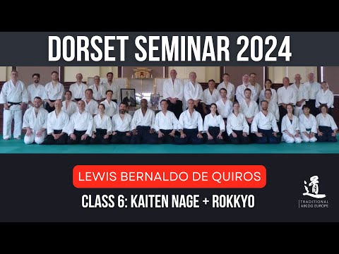 TRADITIONAL AIKIDO EUROPE - Dorset UK Seminar, May 2024 - Lewis Bernaldo de Quiros - Class 6