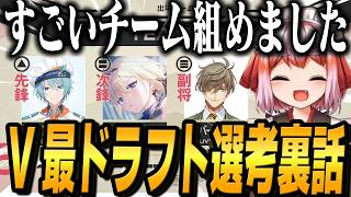【スト6V最協第二幕 】大将の千羽師匠 V最ドラフト、チームメンバー選考理由などについて裏話を語る【千羽黒乃】