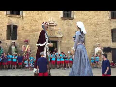 Festa Major de la Bisbal d'Empordà: Ball dels Gegants Fesolers (17/08/2017)