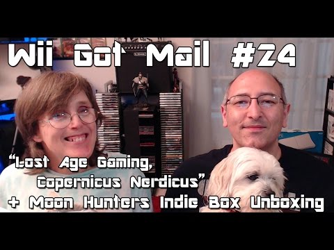 Wii Got Mail #24 "Lost Age Gaming and Copernicus Nerdicus" + Moon Hunters Indie Box Unboxing