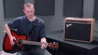 Video thumbnail for Fender CD60CE Cutaway Dreadnought Acoustic-Electric Guitar by Woodwind & Brasswind is now Music & Arts