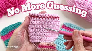 The Simple Trick to Counting Crochet Rows 🌟 🪄