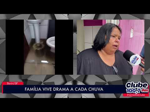 BARIRI: FAMÍLIA SOFRE A MESES COM VAZAMENTO