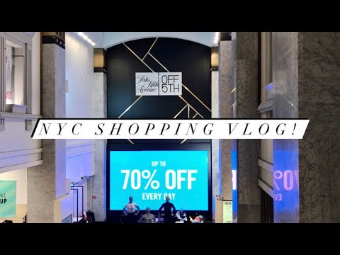 Saks Off Fifth NYC 🚕 Compras de Designer com Desconto! 🛍