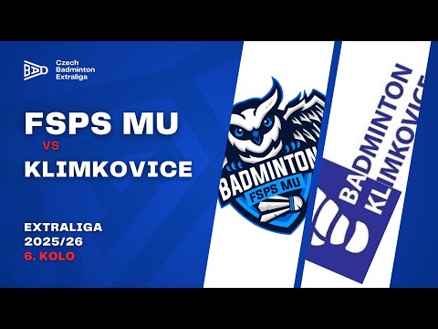 BADMINTON FSpS MU vs. TJ Sokol Klimkovice | 4.1.2026 | Extraliga 6. kolo