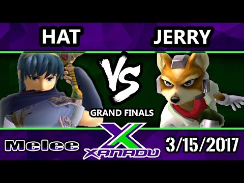 S@X 193 - Hat (Marth, Sheik) Vs. Jerry (Fox) - SSBM Grand Finals - Smash Melee