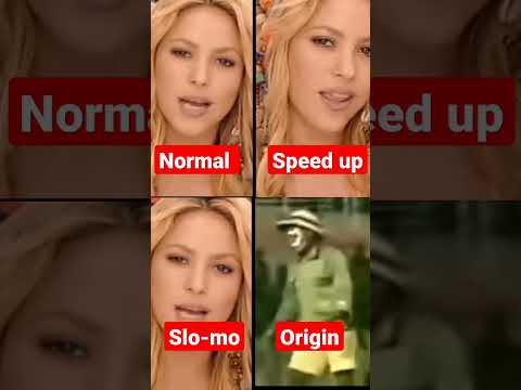 waka waka song speed normal and slo-mo #shorts #india