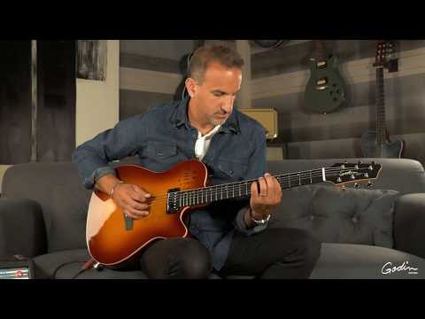 Демонстрация электроники Godin A6 Ultra