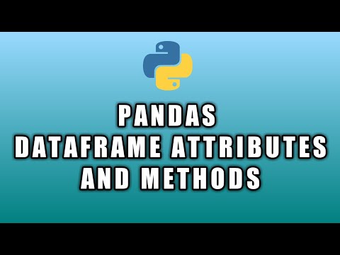 Dataframe Basics Attributes And Methods Python Pandas Tutorial