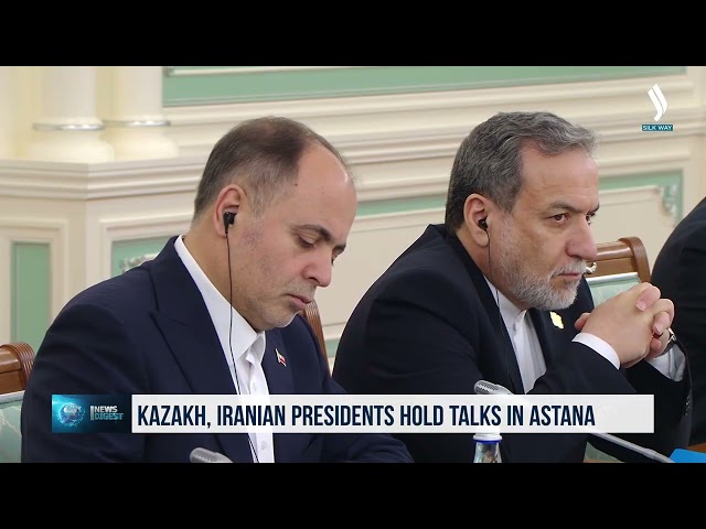 Қазақстан мен Иран Президенттері келіссөздер жүргізді