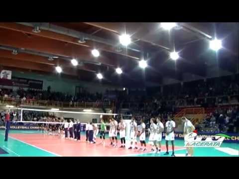 VOLLEY. CHAMPIONS LEAGUE. CUCINE LUBE TREIA - PARIS VOLLEY (3-0)
