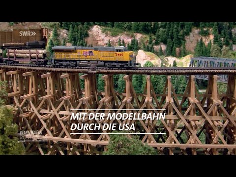 With the model train through the USA | Railway romance