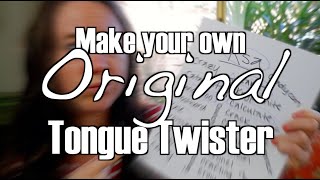 DIY Tongue Twister Challenge! LESS THAN 10 MINUTES!