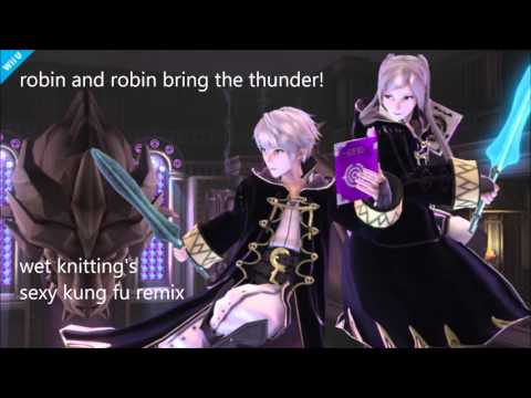 robin and robin bring the thunder! -- wet knitting's sexy kung fu remix