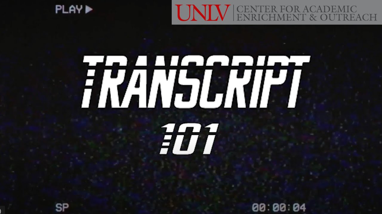 Transcript 101