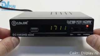 D-Color 1002HD mini - обзор DVB-T2 ресивера