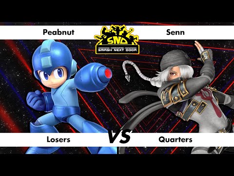 CODENAME: Smash Next Door 2024 - Losers Semi Final - Peabnut (Mega Man) vs Senn (Sheik)