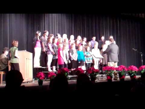 Putnam County JH - Illinois - Chorus Singing Silent Night