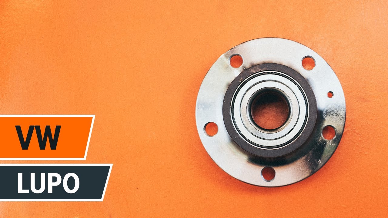Comment changer : roulement de roue arrière sur VW Lupo 6X1 - Guide de remplacement