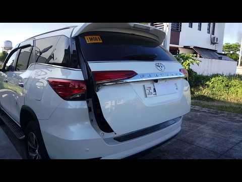 How to Adjust / Reset the Backdoor / Power Tailgate Height - New Toyota Fortuner