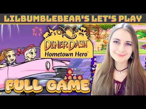 Diner Dash 4 Hometown Hero (PC) 2007 - Full Gameplay Walkthrough 100%