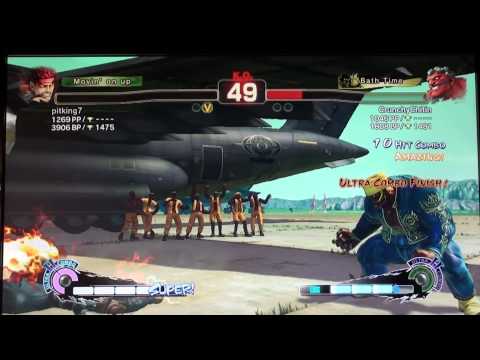 SSF4: Hakan vs. Evil Ryu: Never Taunt Hakan!!