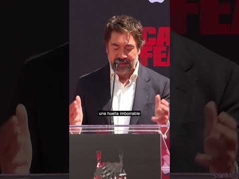 Bardem deja sus huellas en el Teatro Chino de Hollywood: "Nunca renuncies a tu voz ante la injusticia"