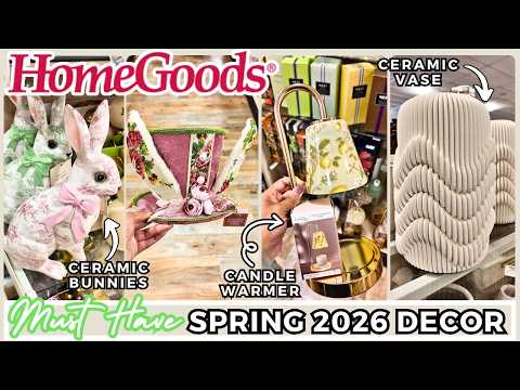 New HomeGoods Spring 2026 🌸 Home Decor Shop with me | Must have Easter Decor