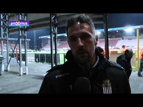 Nicola Penneteau après K.V. Kortrijk - R.Charleroi S.C. - PO1