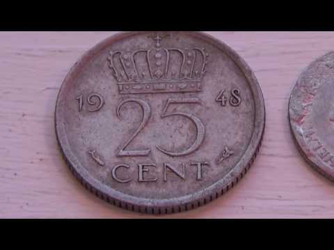 Two 1948 Nederlanden Coins
